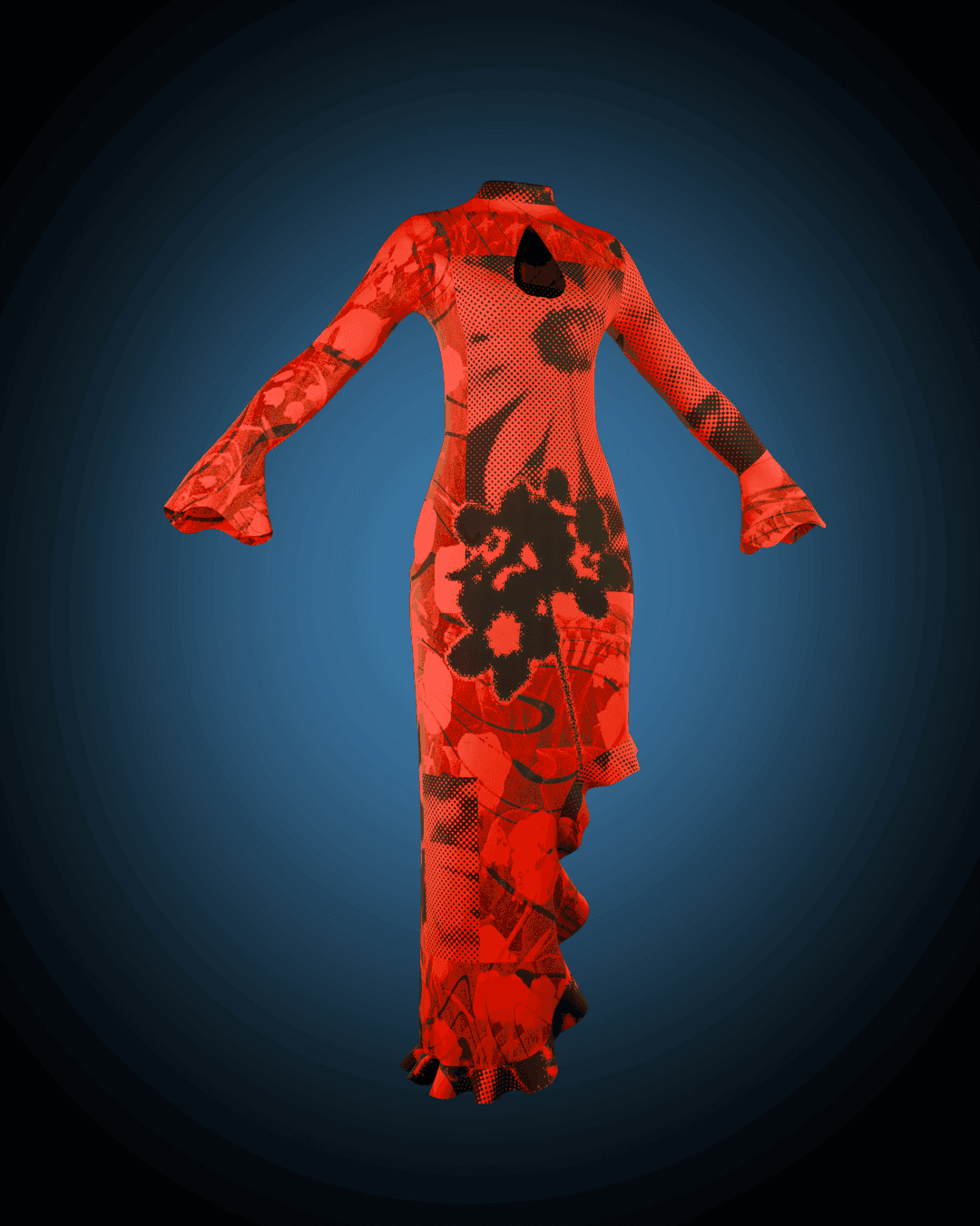Bloody Flower Dress - Cosmic Factory