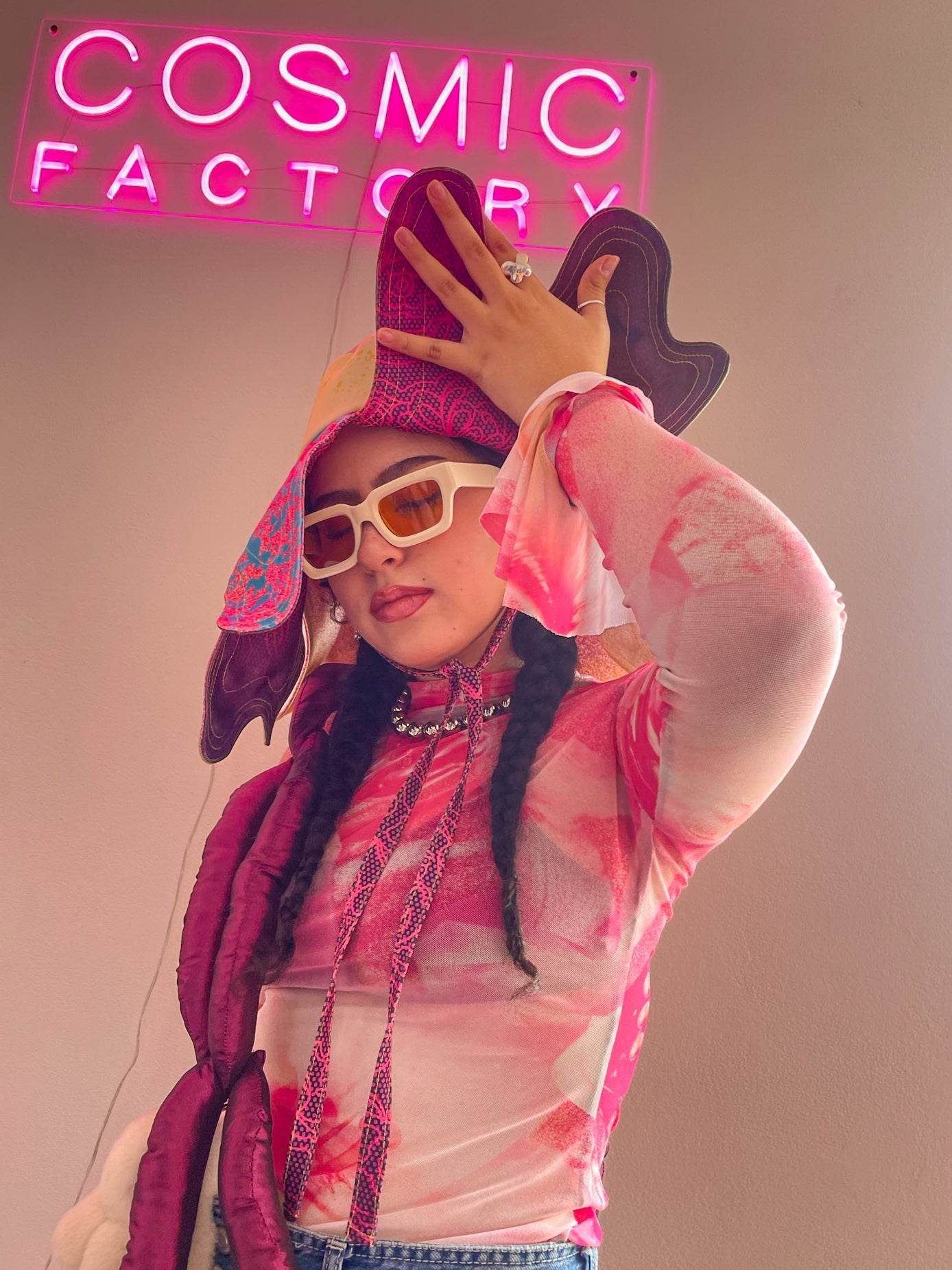 Alien Flower Hat - Cosmic Factory