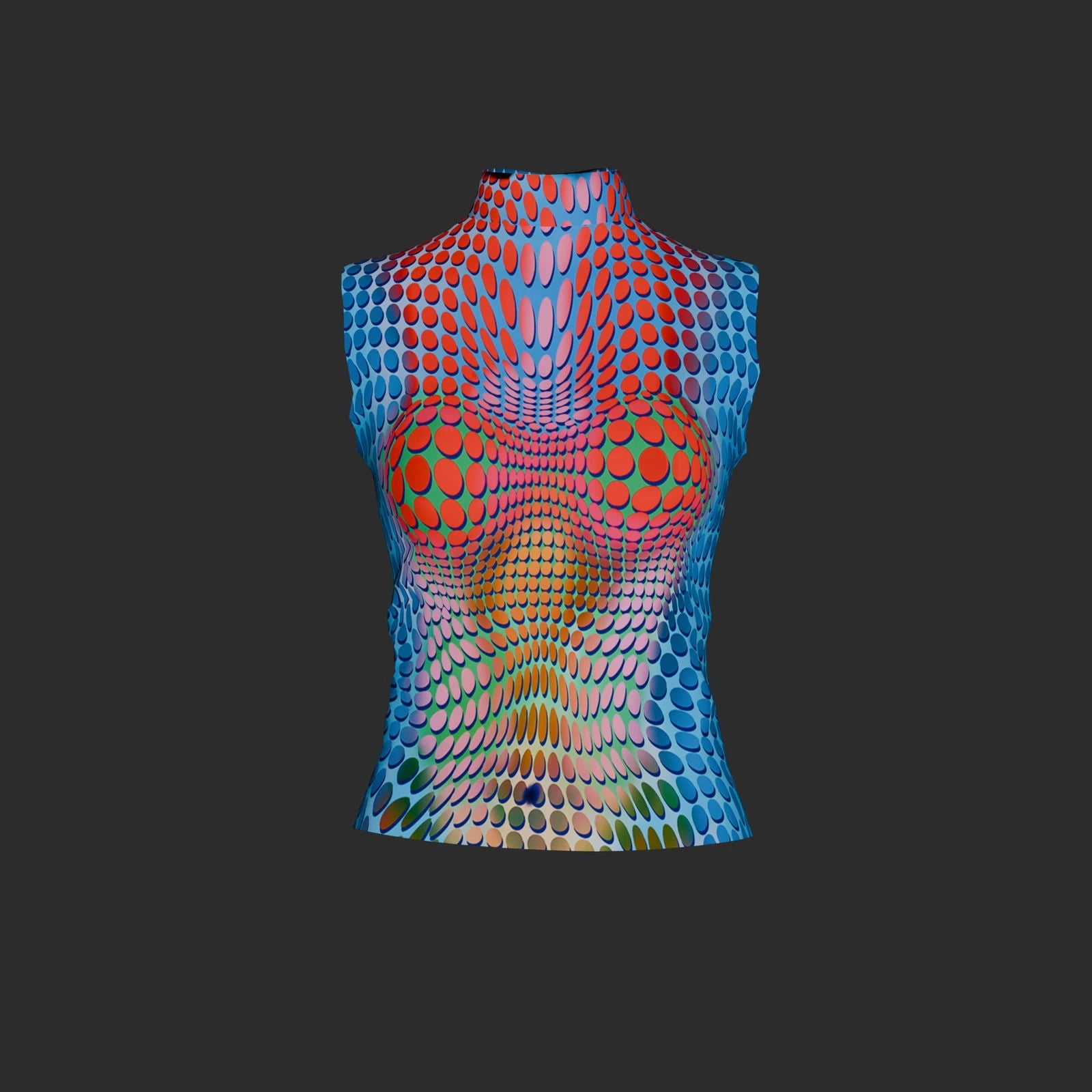 Cuerpa Top Sin Mangas - Cosmic Factory