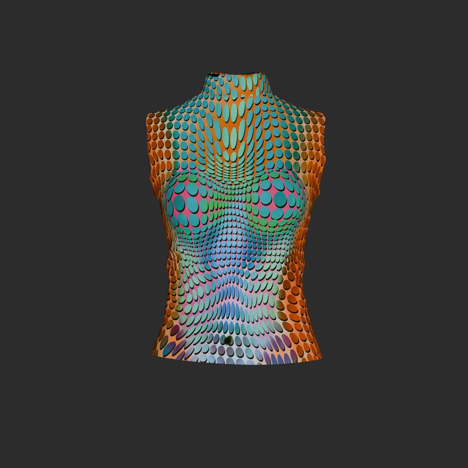 Cuerpa Top Sin Mangas - Cosmic Factory