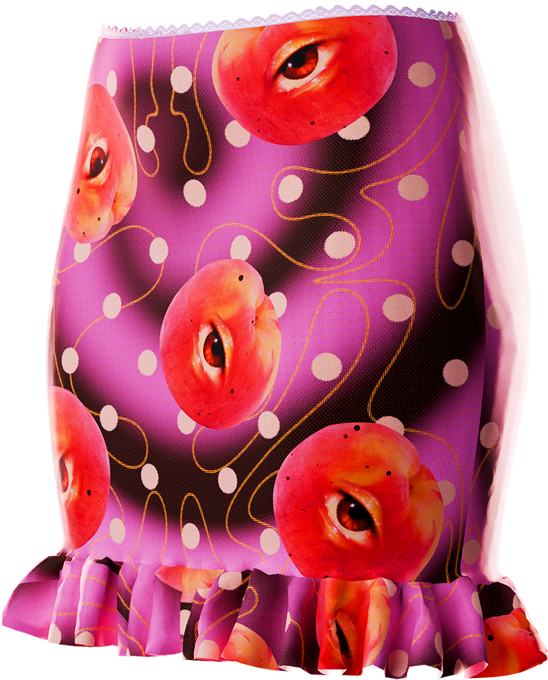 Mini Skirt Peachy Eyes