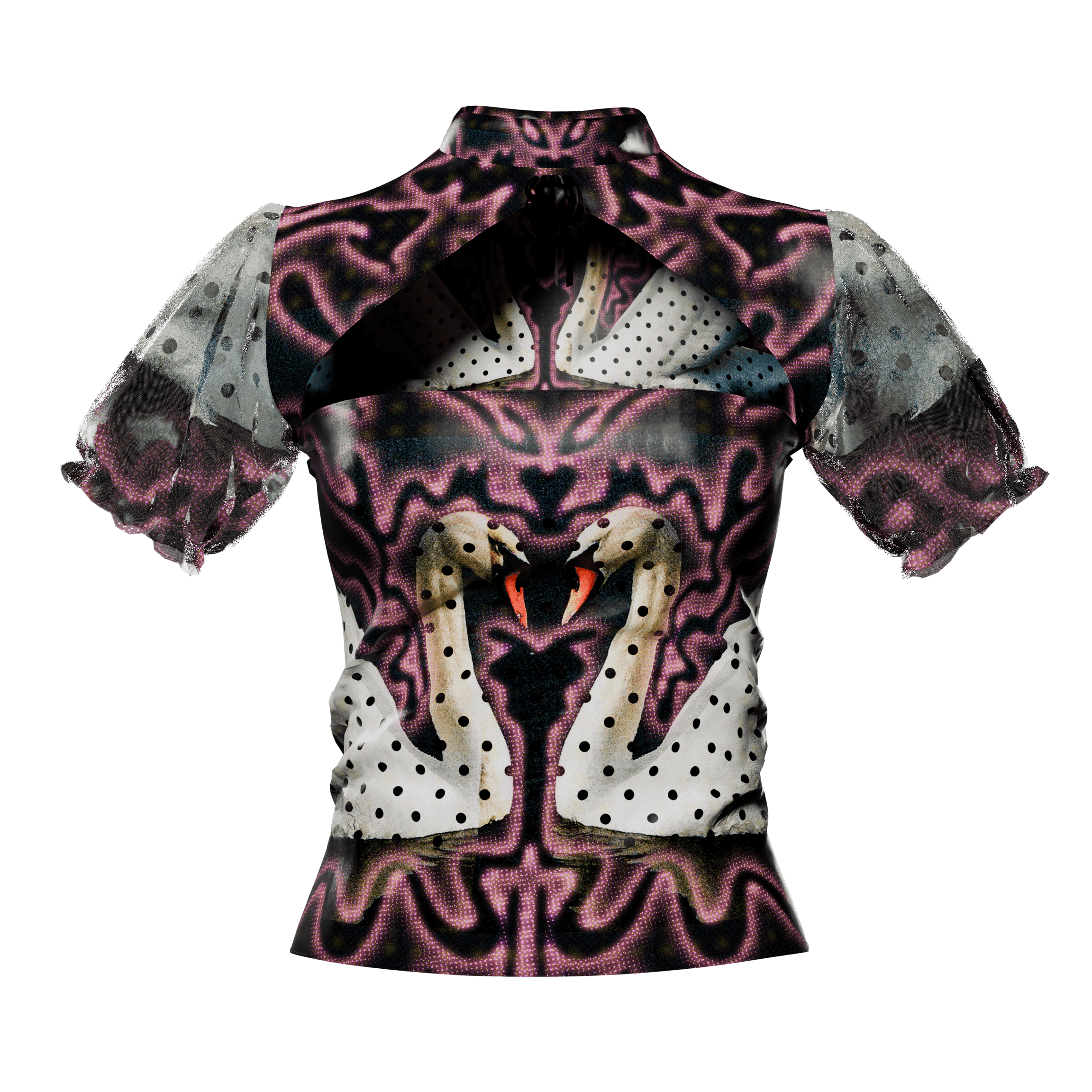 Blusa Black Swan - Cosmic Factory