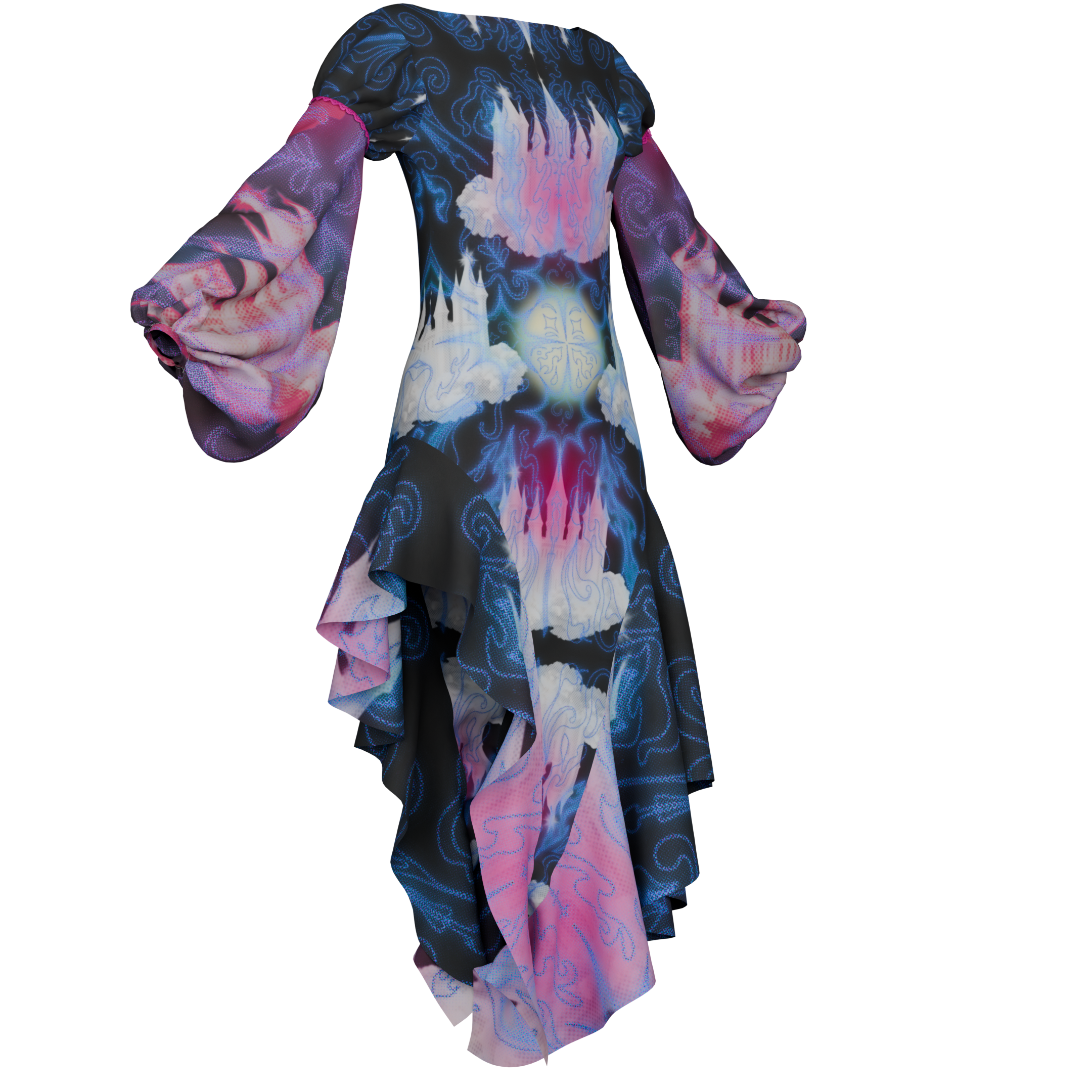 The Cosmos Castle Dress
