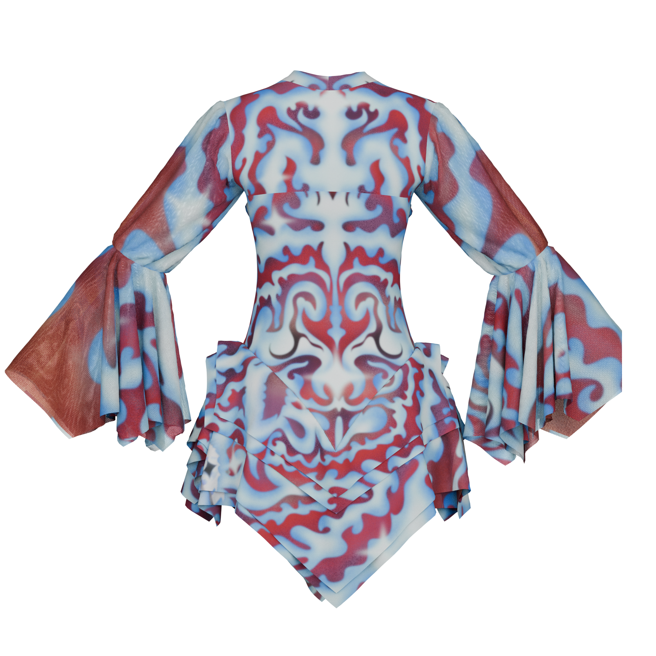 The Celestial Flame Dress