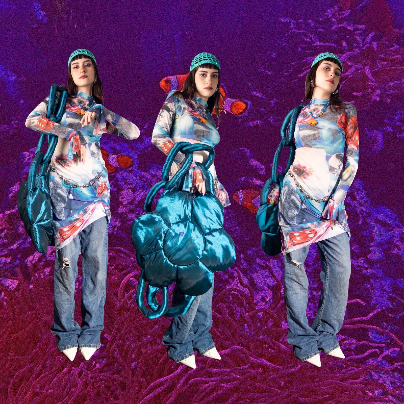 Vestido Un Collage - Cosmic Factory