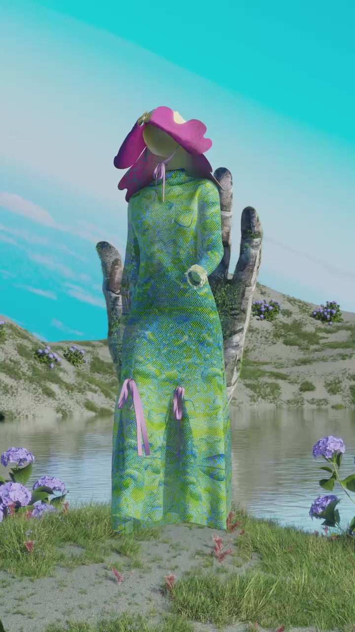 Vestido Petalos Mojados